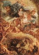 LE BRUN, Charles Apotheose of Louis XIV d oil painting